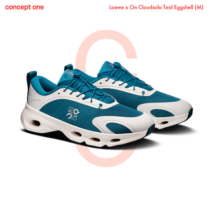 Loewe x On Cloudsolo Teal Eggshell (M)