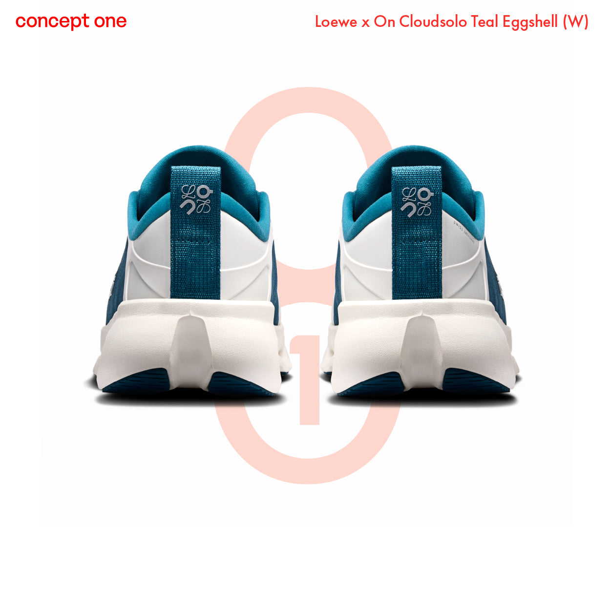 Loewe x On Cloudsolo Teal Eggshell (W)
