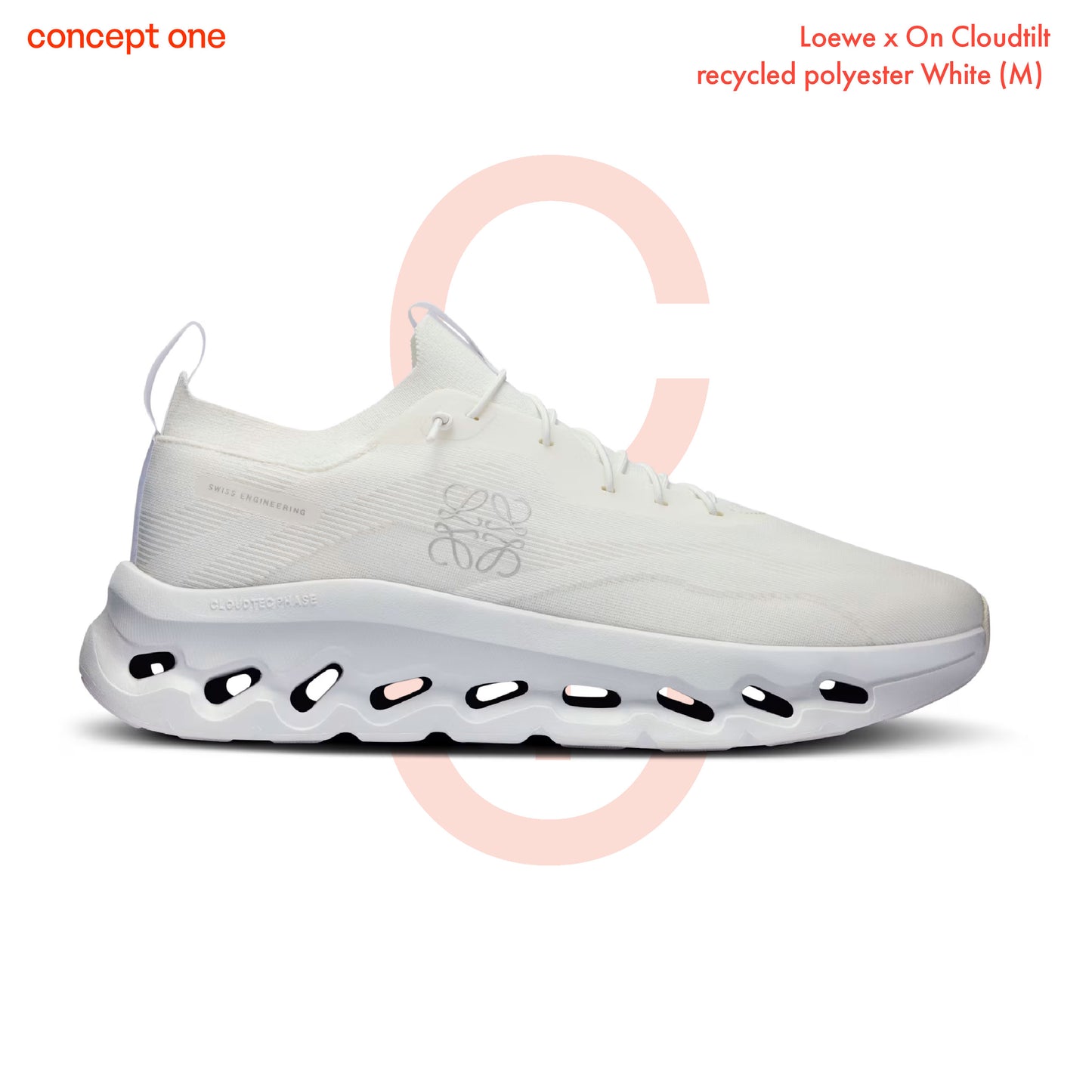 Loewe x On Cloudtilt recycled polyester White (M)