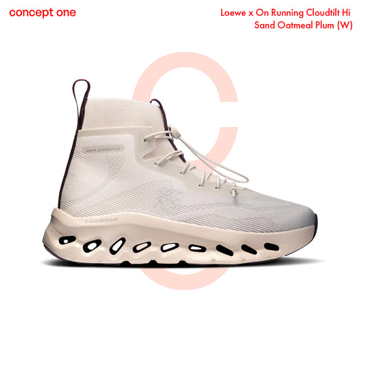 Loewe x On Running Cloudtilt Hi Sand Oatmeal Plum (W)