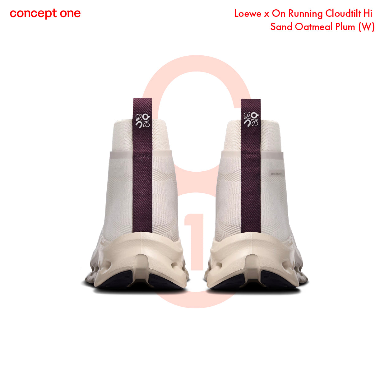 Loewe x On Running Cloudtilt Hi Sand Oatmeal Plum (W)