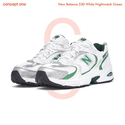 New Balance 530 White Nightwatch Green (M)