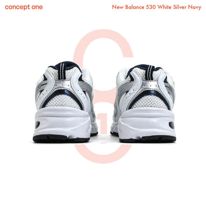 New Balance 530 White Silver Navy MR530SG (M)