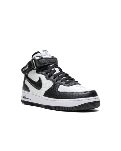 Nike Air Force 1 Mid x Stüssy Black and Light Bone (M)