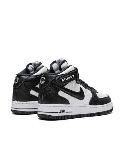 Nike Air Force 1 Mid x Stüssy Black and Light Bone (M)