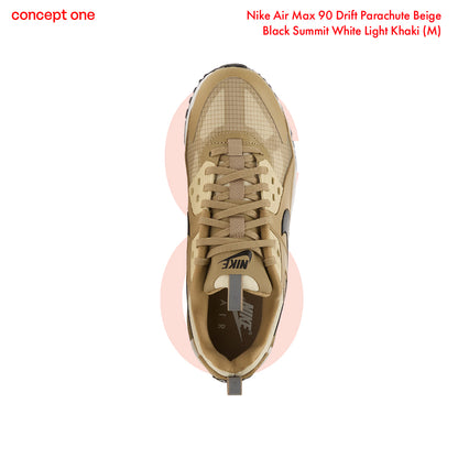 Nike Air Max 90 Drift Parachute Beige Black Summit White Light Khaki (M)