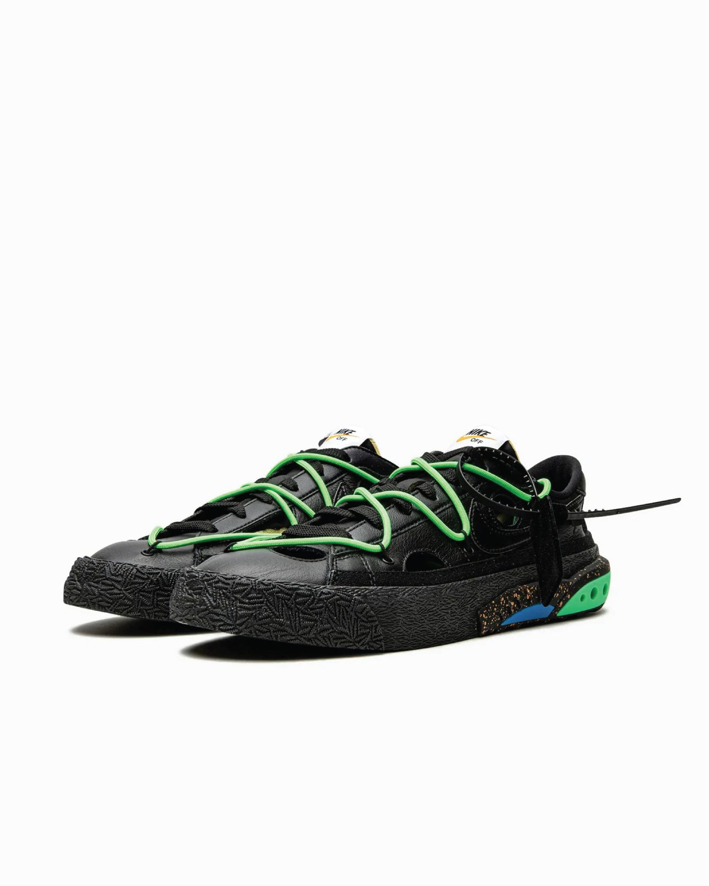 Nike Blazer Low Off-White Black Electro Green (M)