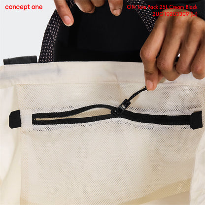 On Tote Pack 25L Cream Black 2UG10203309 (U)