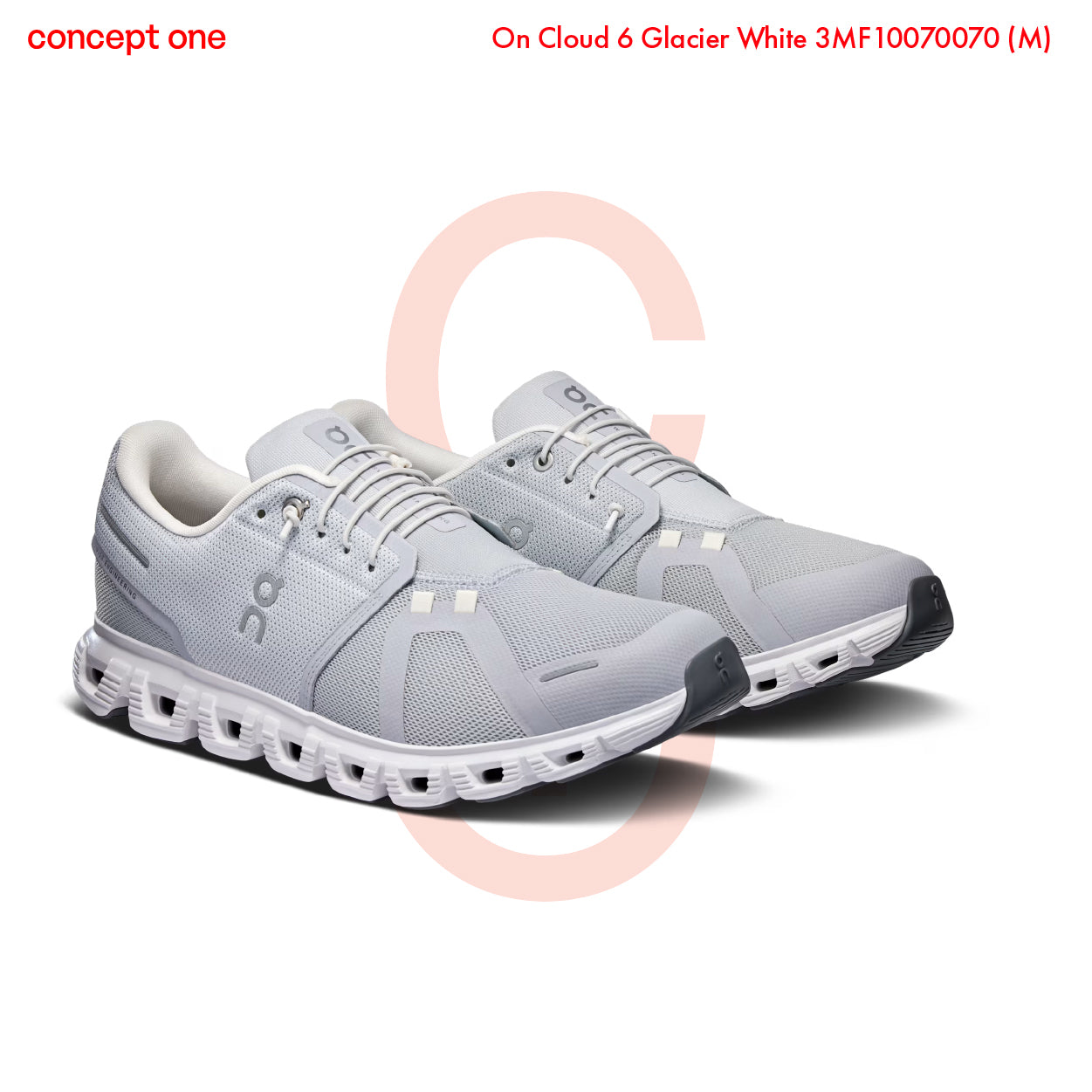 On Cloud 6 Glacier White 3MF10070070 (M)