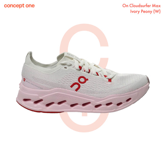 On Cloudsurfer Max Ivory Peony (W)