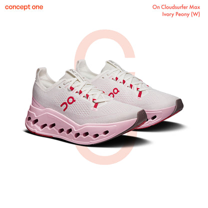 On Cloudsurfer Max Ivory Peony (W)