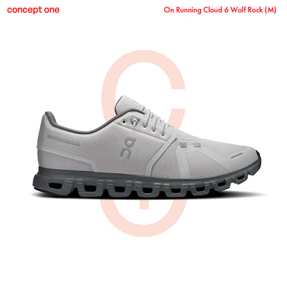 On Running Cloud 6 Wolf Rock (M)