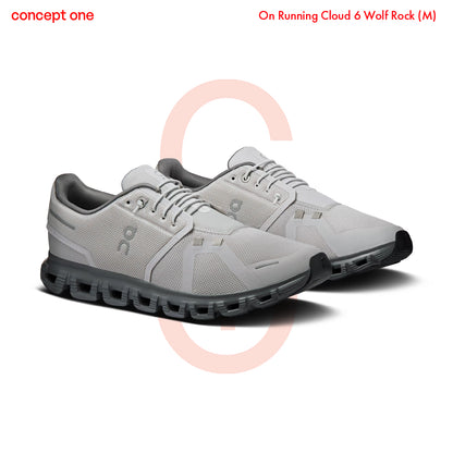 On Running Cloud 6 Wolf Rock (M)