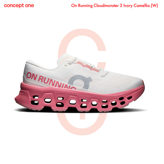 On Running Cloudmonster 3 Ivory Camellia (W)