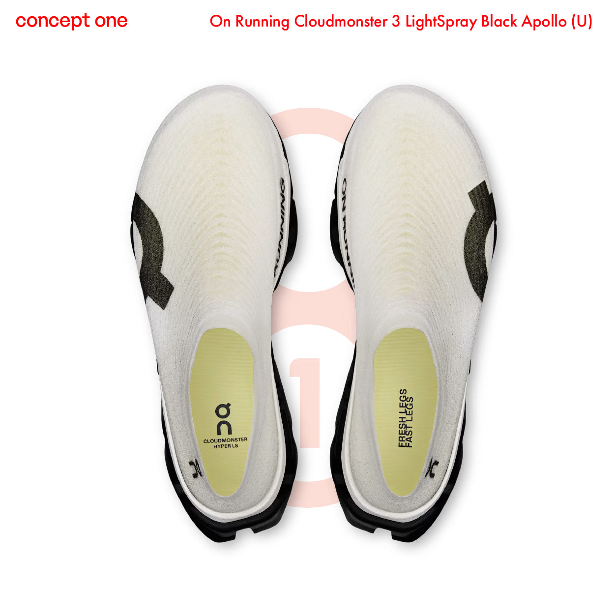 On Running Cloudmonster 3 LightSpray Black Apollo (U)