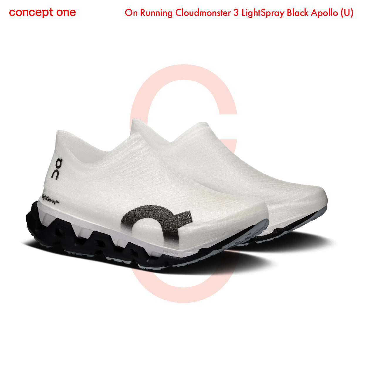 On Running Cloudmonster 3 LightSpray Black Apollo (U)