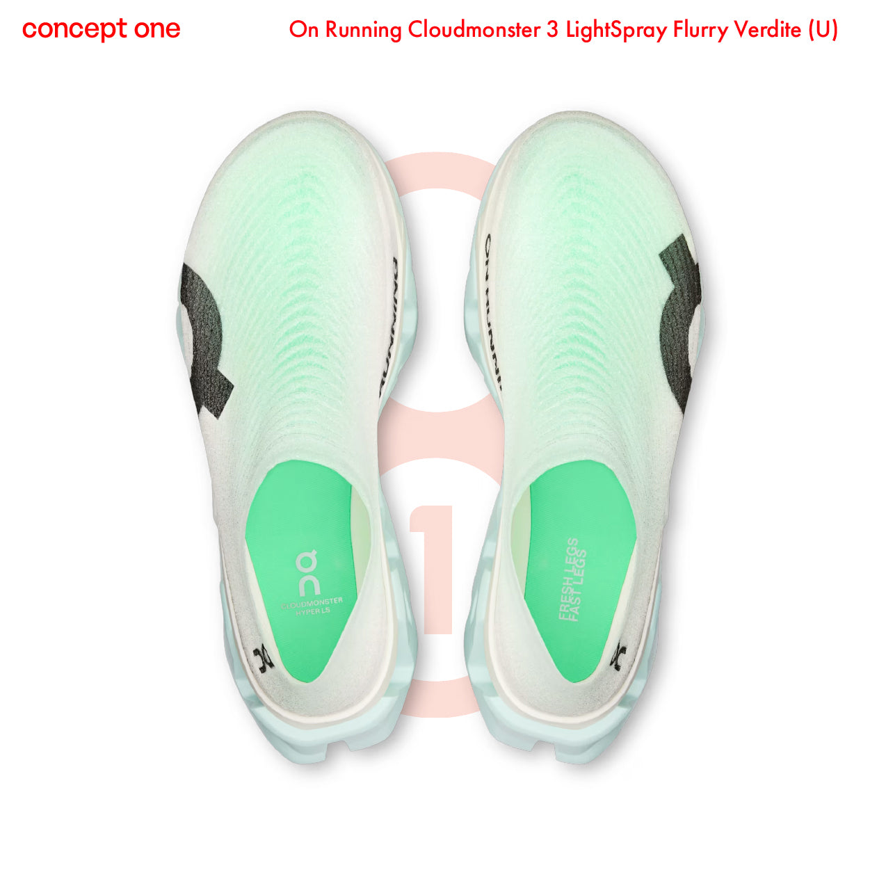 On Running Cloudmonster 3 LightSpray Flurry Verdite (U)