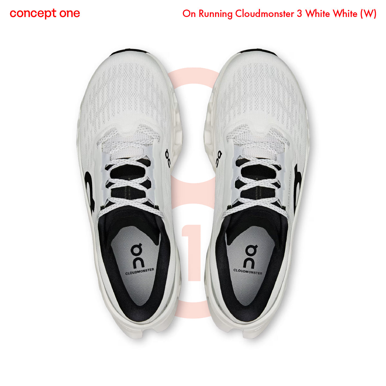 On Running Cloudmonster 3 White (W)