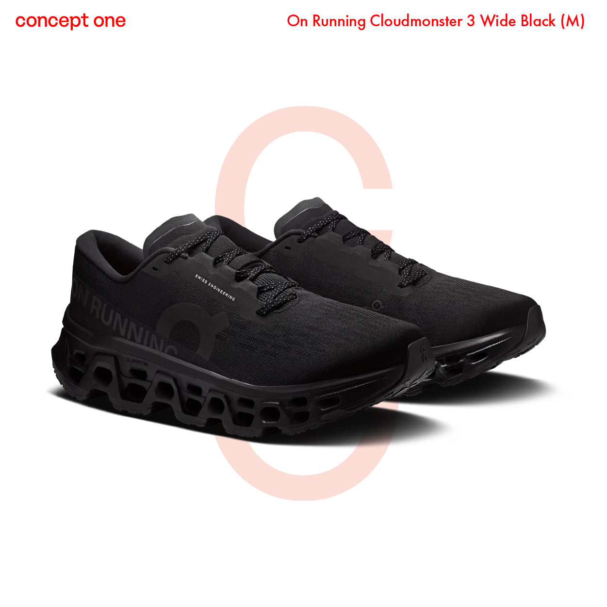 On Running Cloudmonster 3 Wide Black (M)