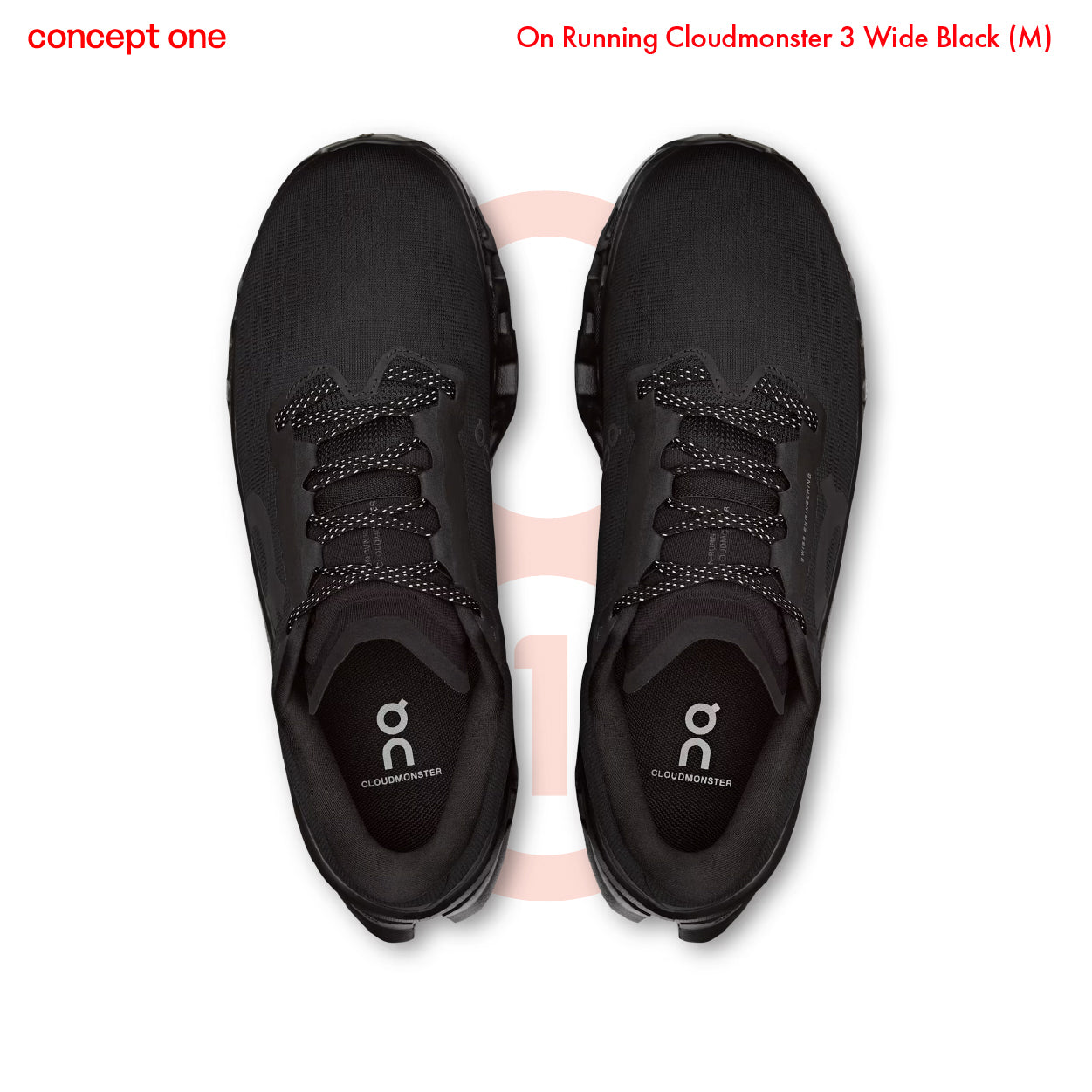 On Running Cloudmonster 3 Wide Black (M)