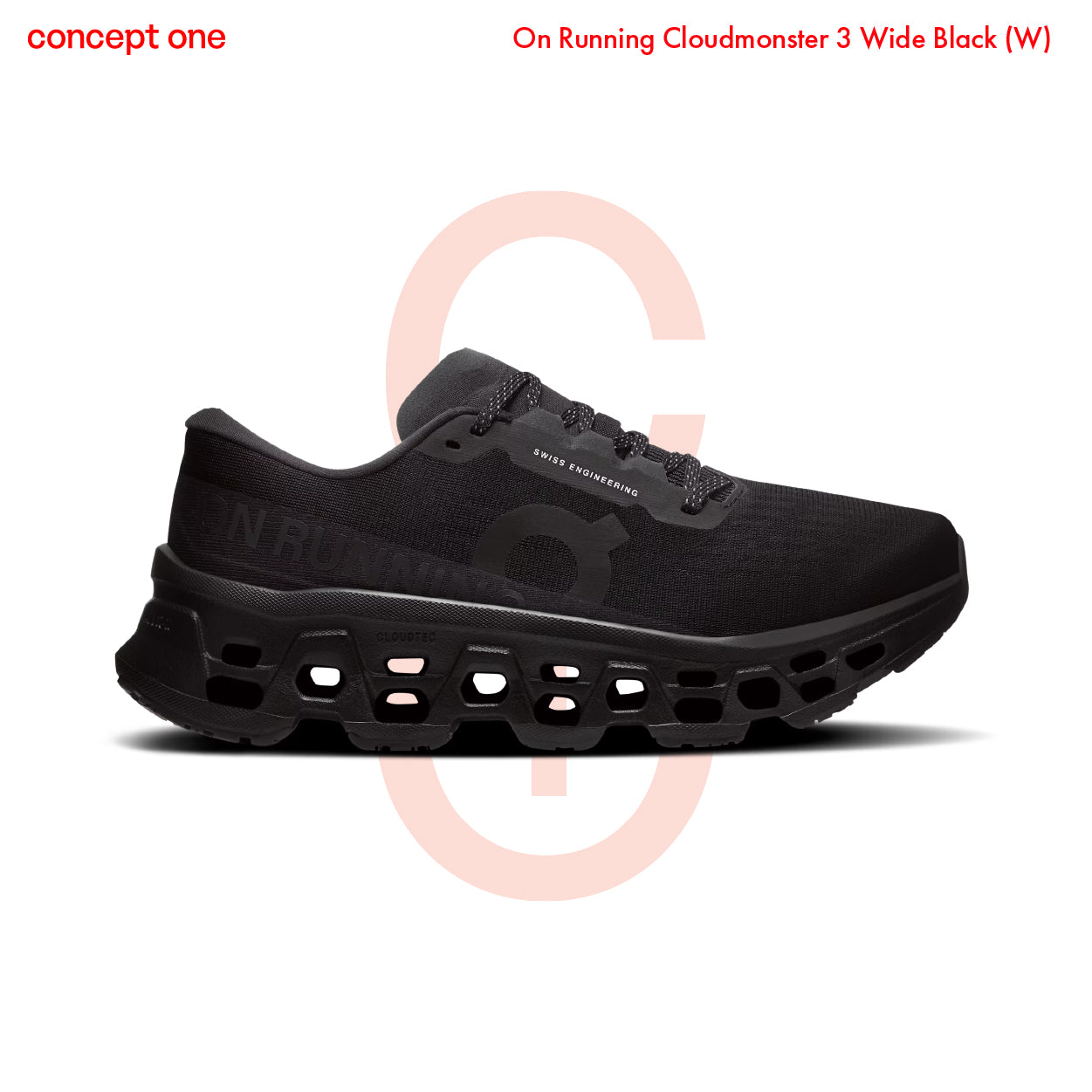 On Running Cloudmonster 3 Wide Black (W)