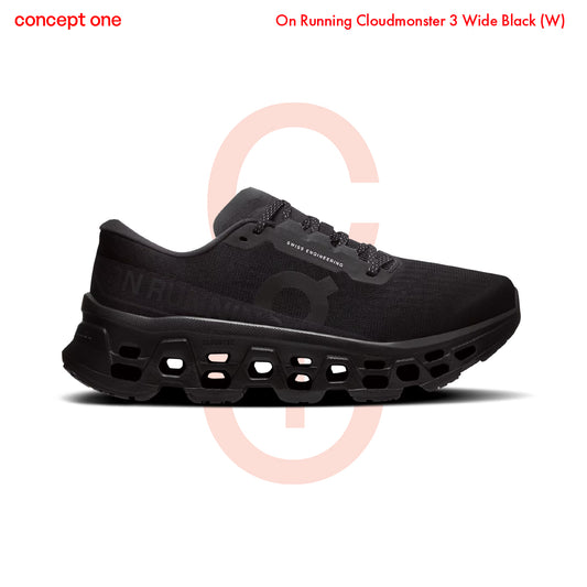 On Running Cloudmonster 3 Wide Black (W)
