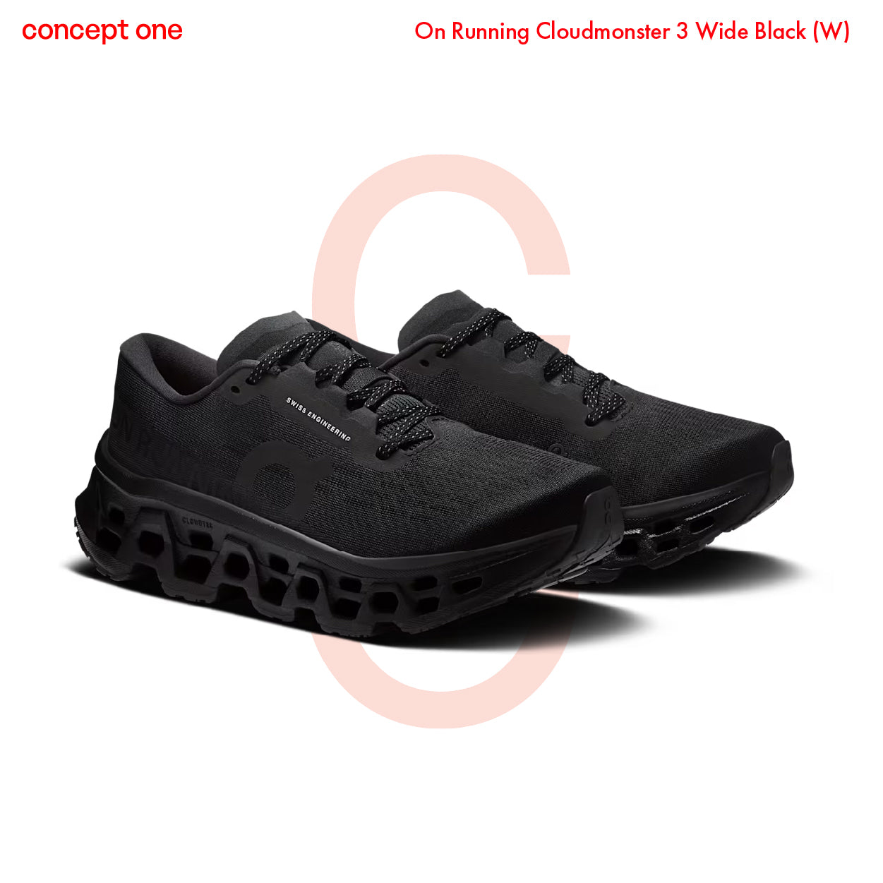 On Running Cloudmonster 3 Wide Black (W)