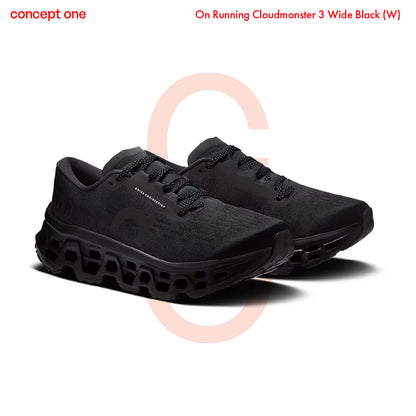 On Running Cloudmonster 3 Wide Black (W)