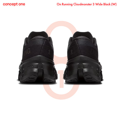On Running Cloudmonster 3 Wide Black (W)