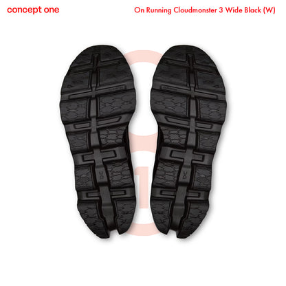 On Running Cloudmonster 3 Wide Black (W)