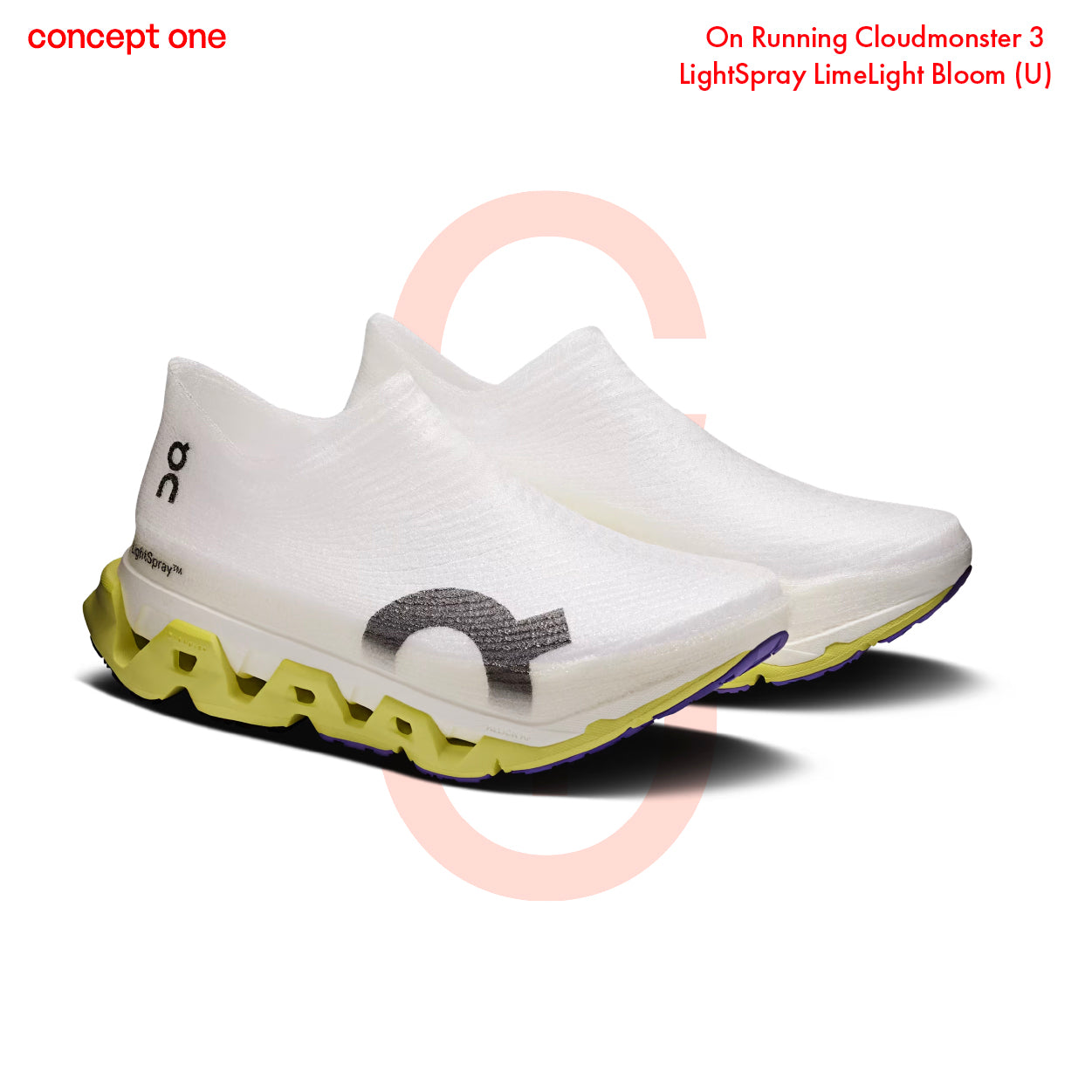 On Running Cloudmonster 3 LightSpray LimeLight Bloom (U)