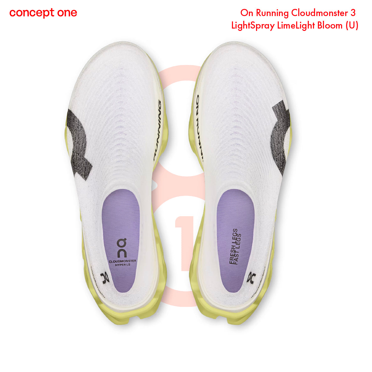 On Running Cloudmonster 3 LightSpray LimeLight Bloom (U)