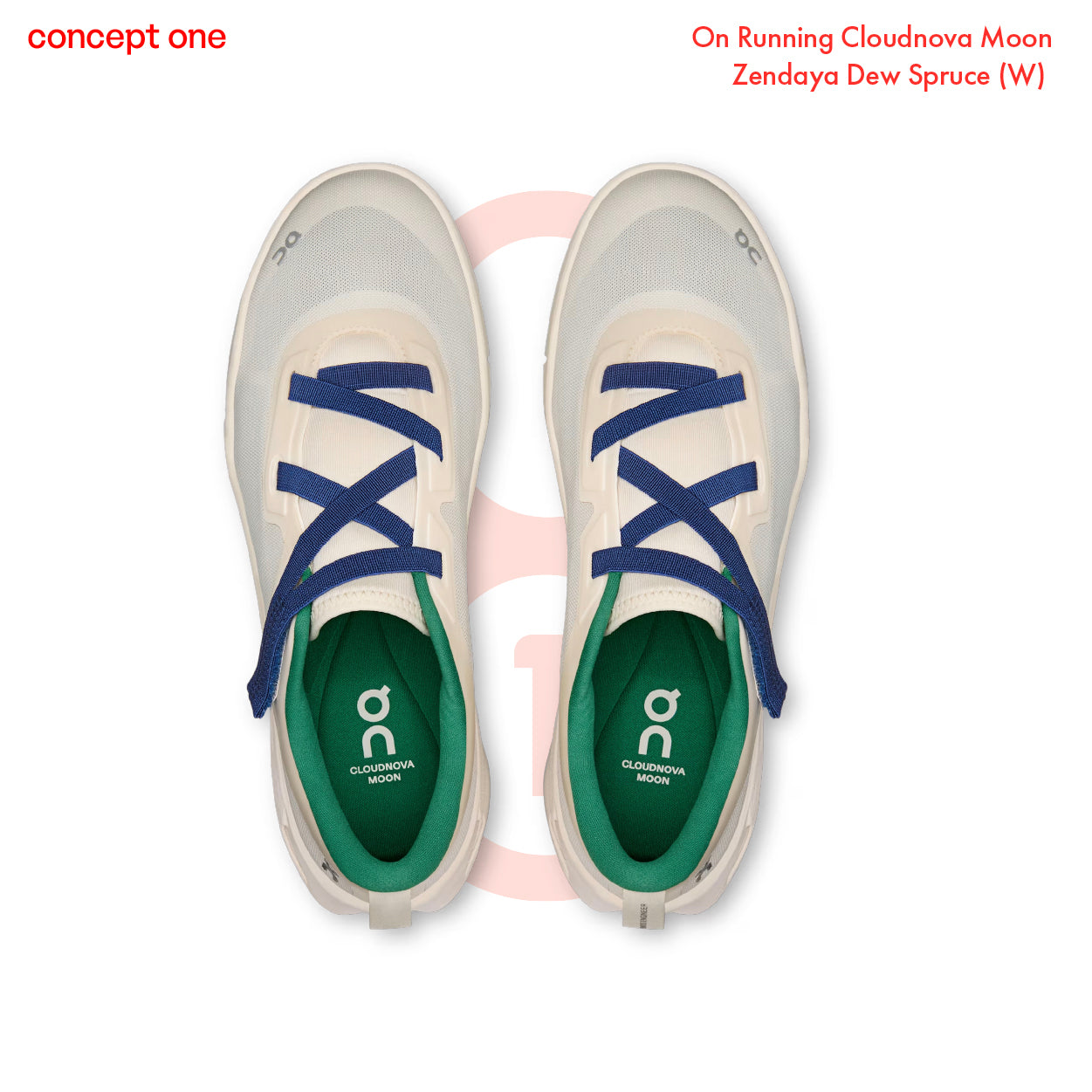 On Running Cloudnova Moon Zendaya Dew Spruce (W)
