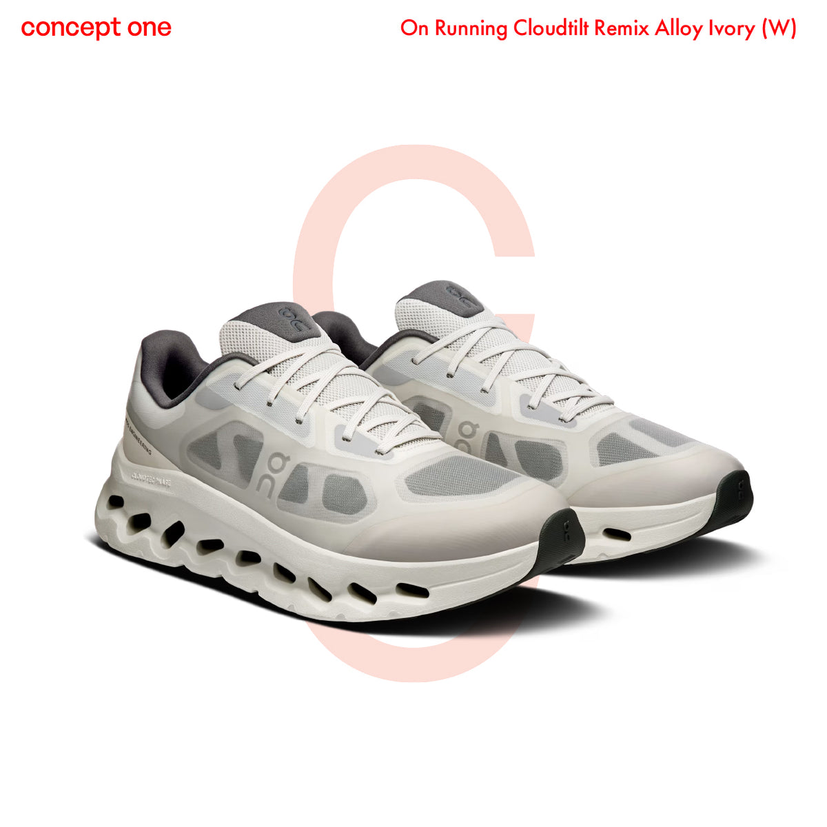 On Running Cloudtilt Remix Alloy Ivory (W)