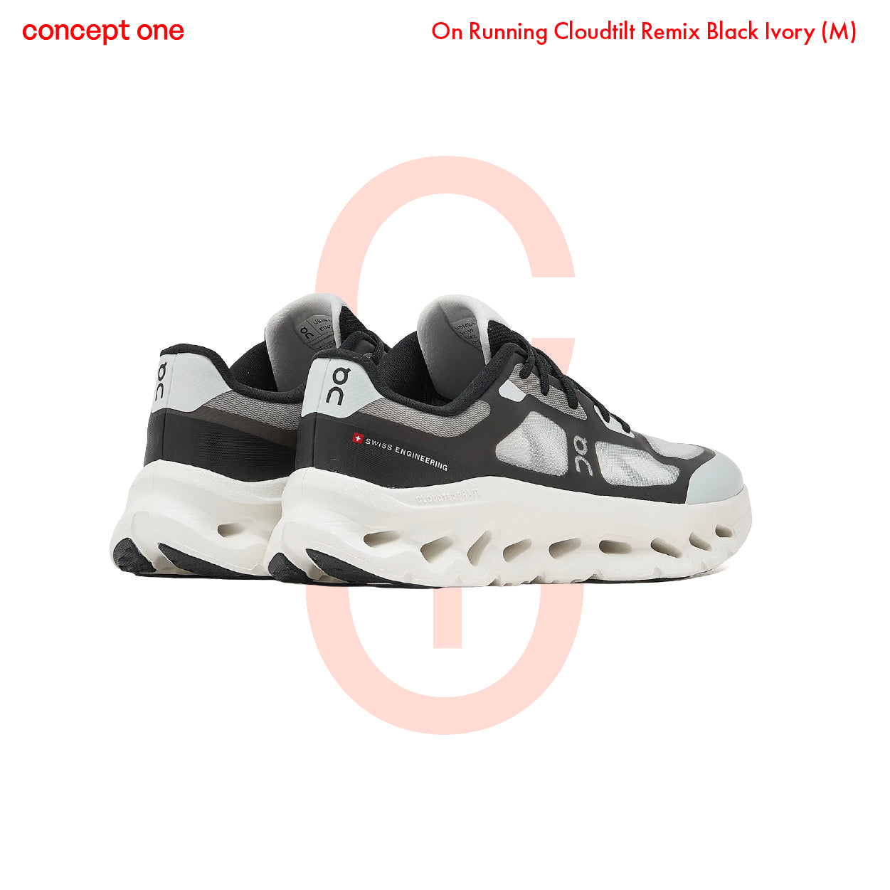 On Running Cloudtilt Remix Black Ivory (M)
