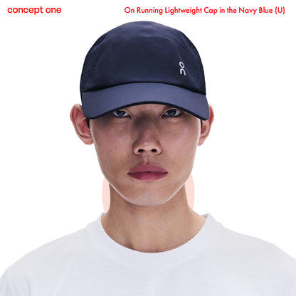 On Running Lightweight Cap in the Navy Blue (U)