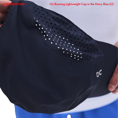 On Running Lightweight Cap in the Navy Blue (U)