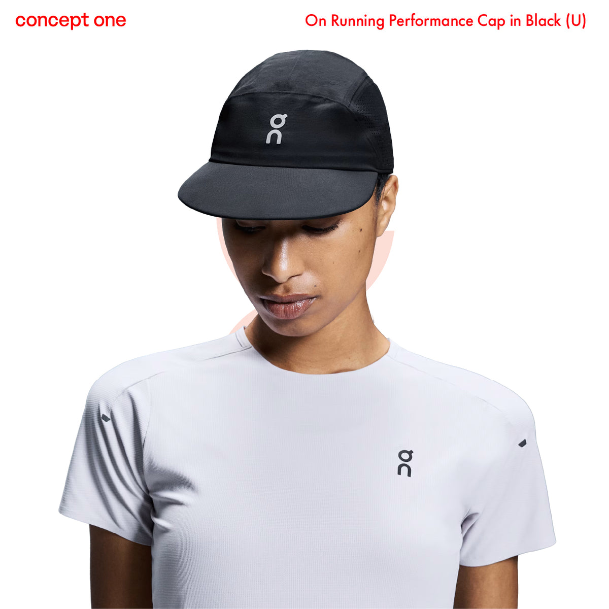 On Running Performance Cap in Black (U)