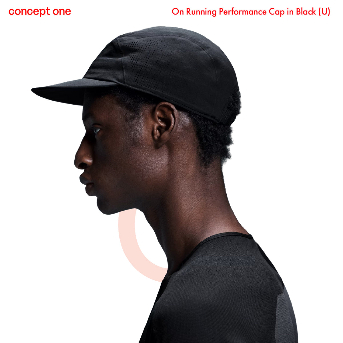 On Running Performance Cap in Black (U)