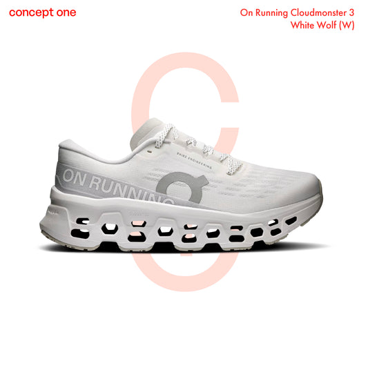 On Running Cloudmonster 3 White Wolf (W)