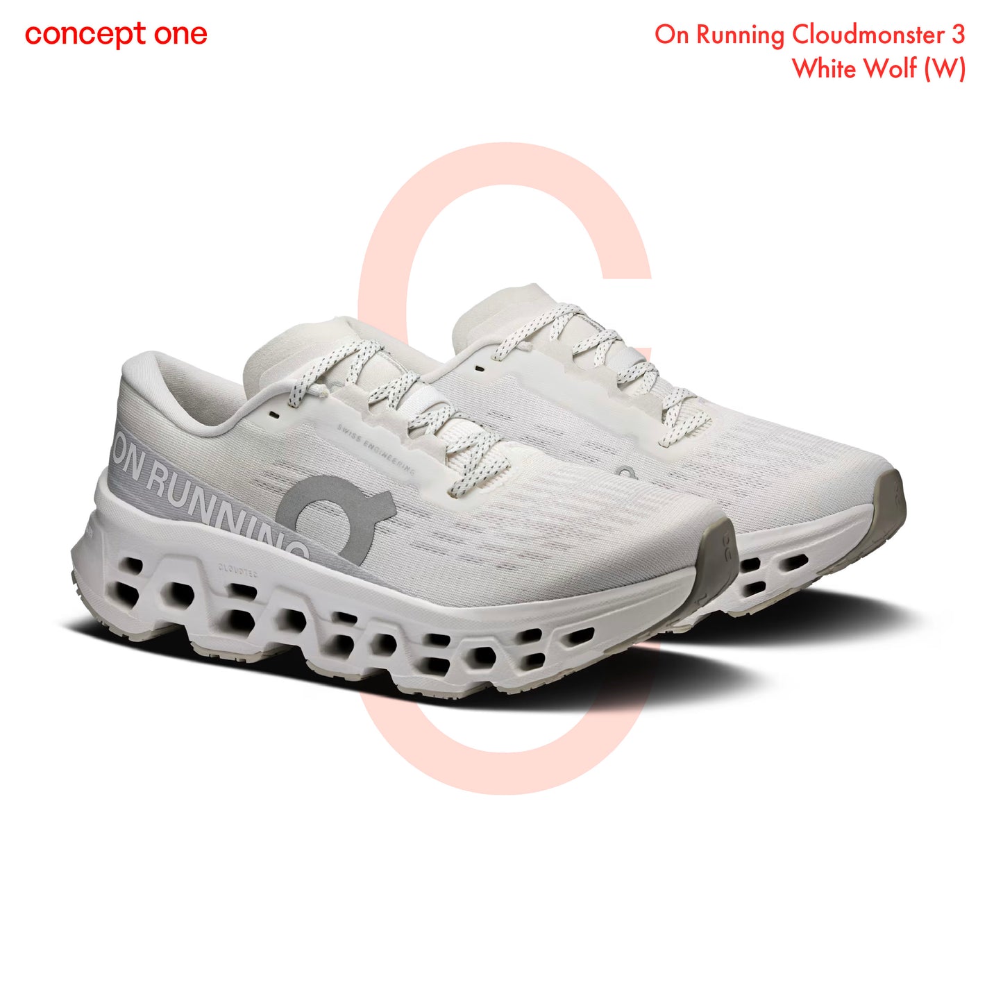 On Running Cloudmonster 3 White Wolf (W)