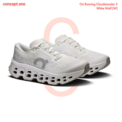 On Running Cloudmonster 3 White Wolf (W)