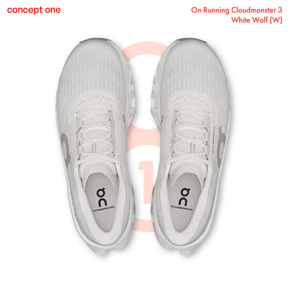 On Running Cloudmonster 3 White Wolf (W)