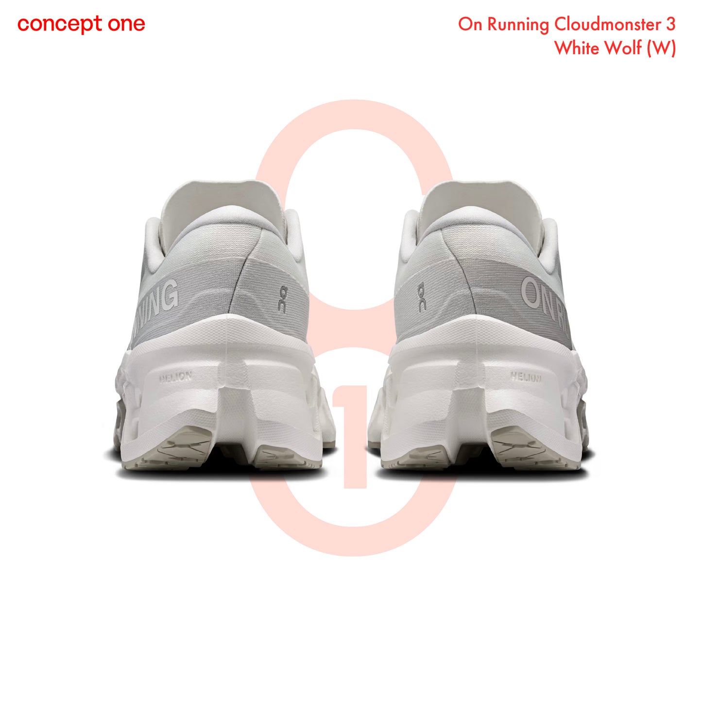 On Running Cloudmonster 3 White Wolf (W)