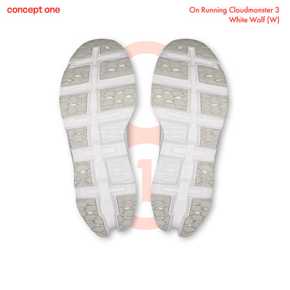 On Running Cloudmonster 3 White Wolf (W)