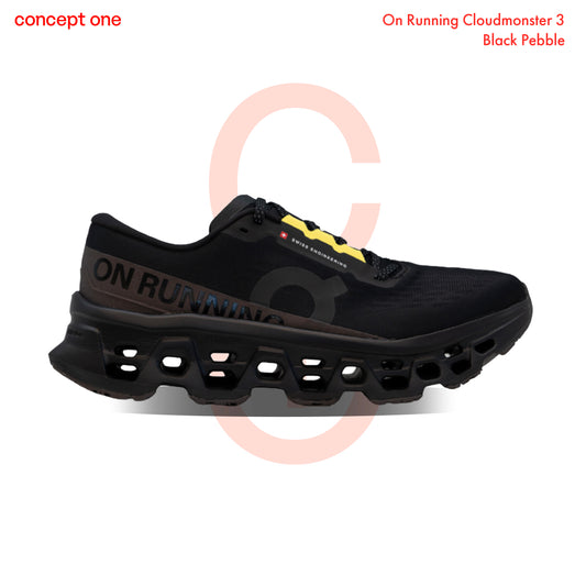 On Running Cloudmonster 3 Black Pebble (M)