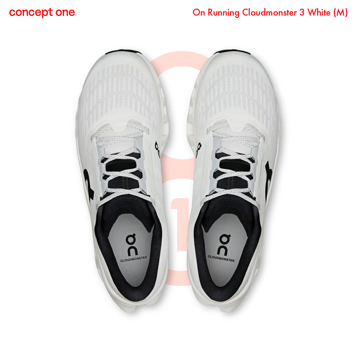 On Running Cloudmonster 3 White (M)