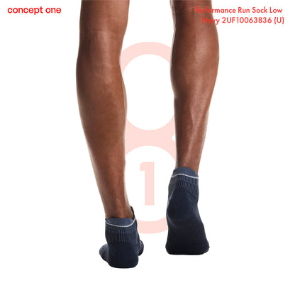 Performance Run Sock Low Navy 2UF10063836 (U)