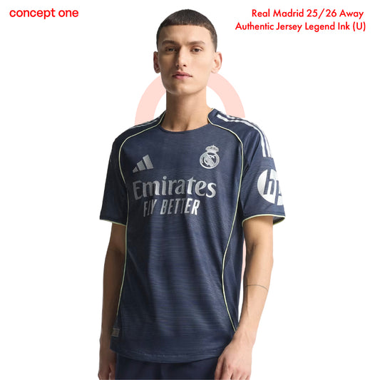 Real Madrid 25/26 Away Authentic Jersey Legend Ink (U)