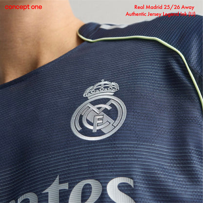 Real Madrid 25/26 Away Authentic Jersey Legend Ink (U)